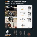 Portable Car Jump Starter with Air Pump 5000A Peak | 10.5 Bar Auto Tyre Inflator an additional angle