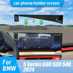 14.9-inch Screen Car Mobile Phone Holder FOR BMW 5 Series G60 525 530 540 2024 Wireless Charging Gravity Mount Car Accessories