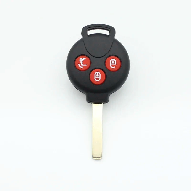Xinyuexin 3 Buttons Silicone Pad Remote Key Shell Case for Mercedes-Benz Smart Fortwo alternate view