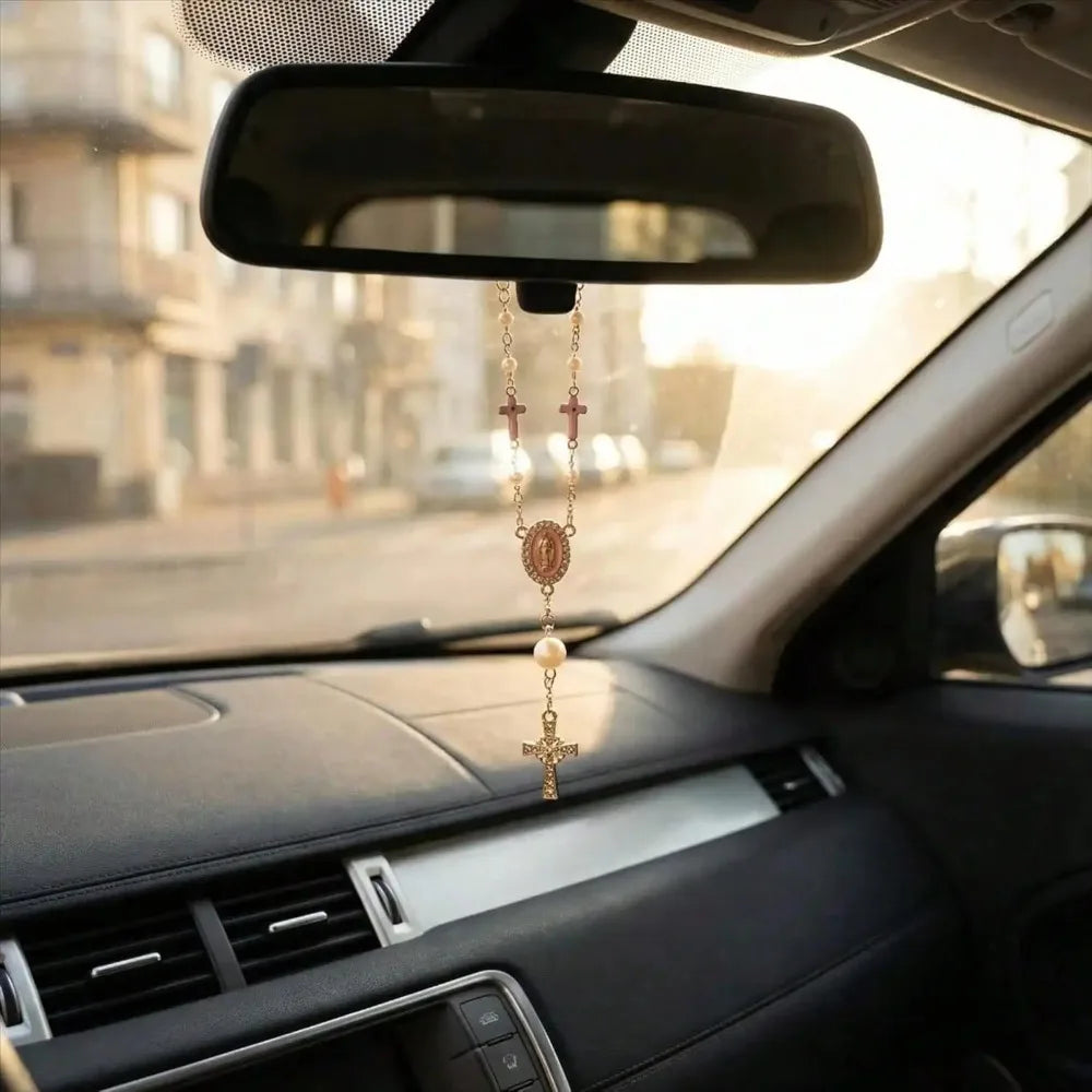 New Steering Wheel Bead Pendant | Car Pendant Accessories | Car Pendant | Unique and F close-up view