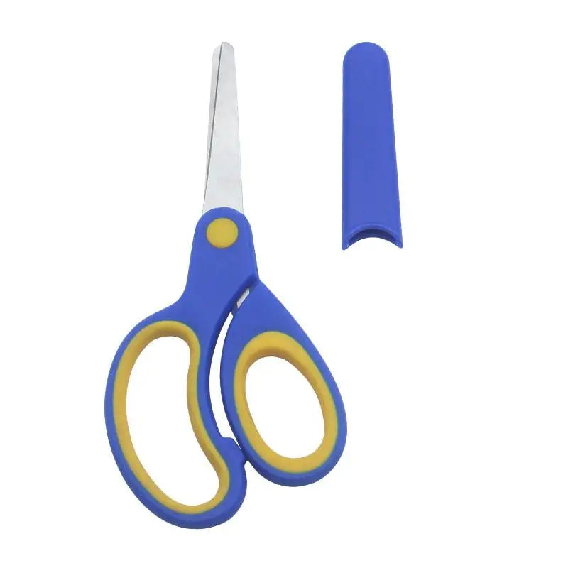 Left Handed Scissors Stainless Steel Colorful Cute Design For Students Children Office U detail view