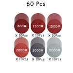 15-65 Pcs Car Headlight Repair Restoration Kit 3 Inch 75mm Sanding Plate Waxing Spo additional angle