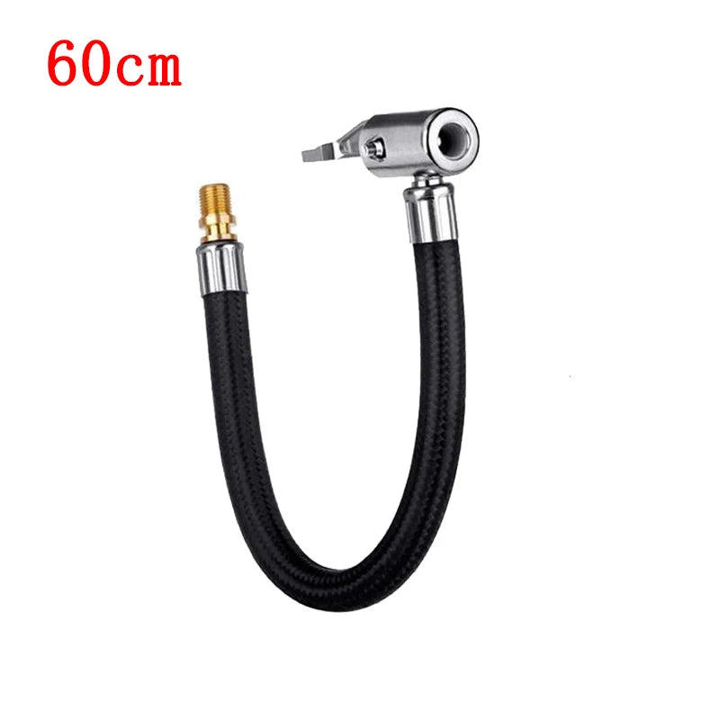 10/20/30/60cm Car Tire Air Inflat Extension Hose Motorcycle Tyre Inflation Tube Ada additional angle