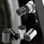 4Pcs Metal Tire Valve Caps for Nissan Models | Car Wheel Stem Covers Set