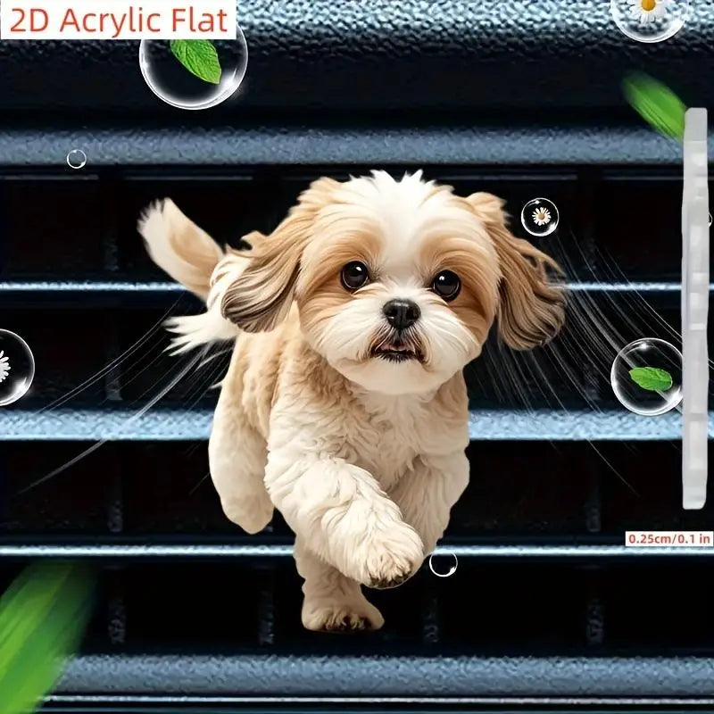 Car Outlet Vent Perfume Clips | 2D Air Freshener Diffuser for Car Interior Decoration detail view