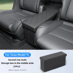 For Tesla 6-Seater Model YL 2026 Second Row Seat Aisle Storage Box, Car Multifunctional detail view