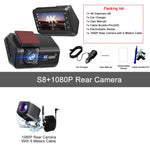 4K UHD Dash Cam with WiFi | Front & Rear Dual Lens, Night Vision, 24H Parking Monitor detail view
