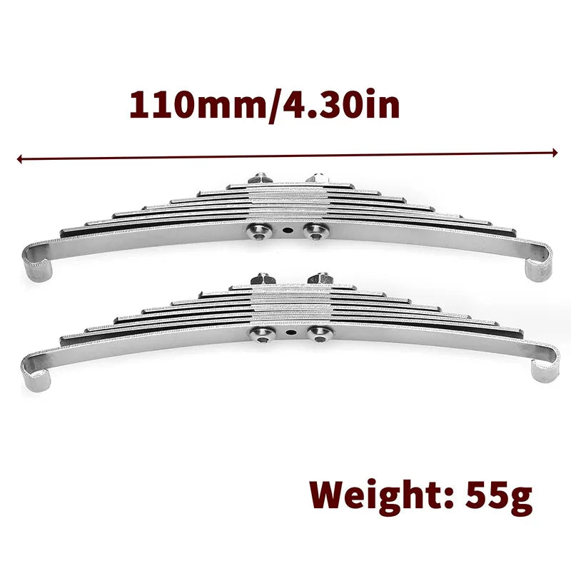 RC Truck Metal Spring Plate Suspension Front Rear Leaf Spring Hanger for 1/14 Tamiya SCANIA 770S R620 VOLVO BENZ MAN LESU Car