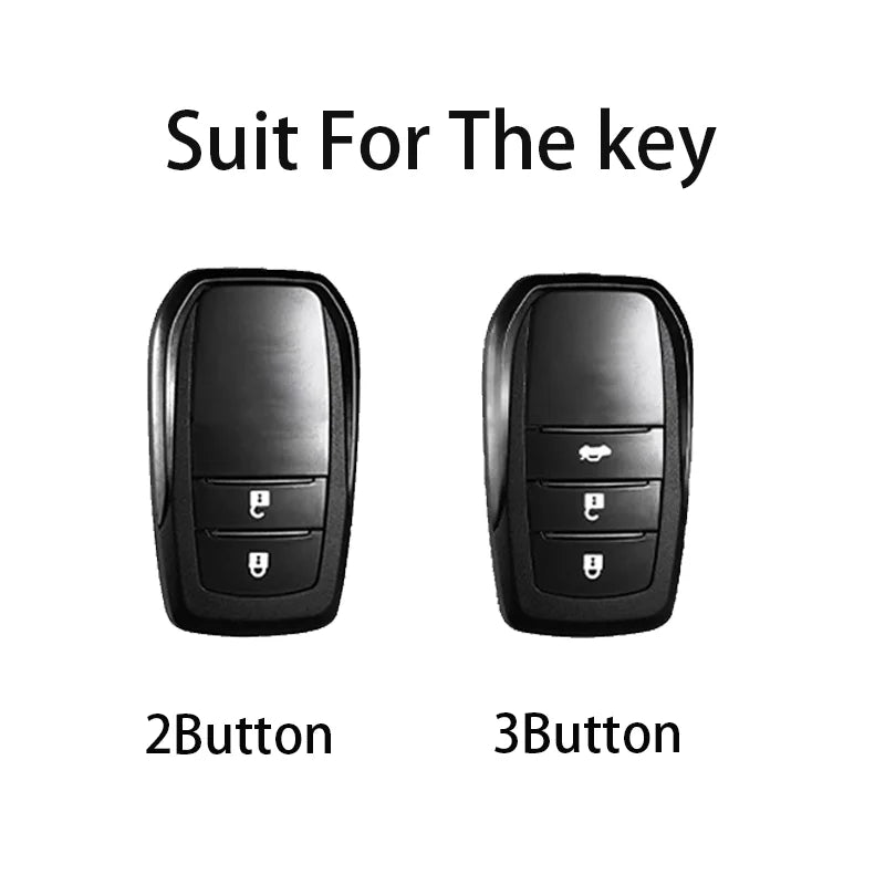 Diamond Pink for Toyota CHR Hilux Fortuner Land Cruiser 200 Camry Corolla Crown RAV4 Highland Remote Car  Key Case Cover Fob Bag
