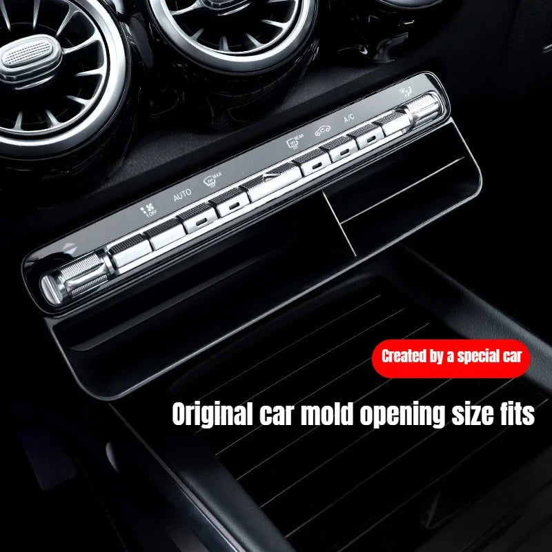 Car Central Control Storage Box for Mercedes Benz A B CLA GLB GLA GLE Class Storage and detail view