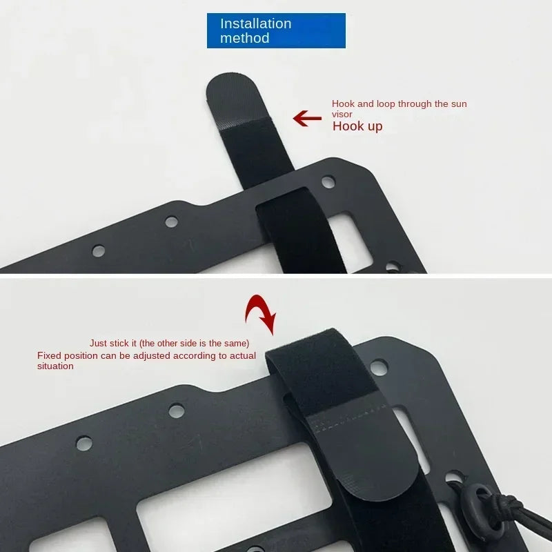 Car Sun Visor Organizer Molle Panel Tactical Hanging Board
