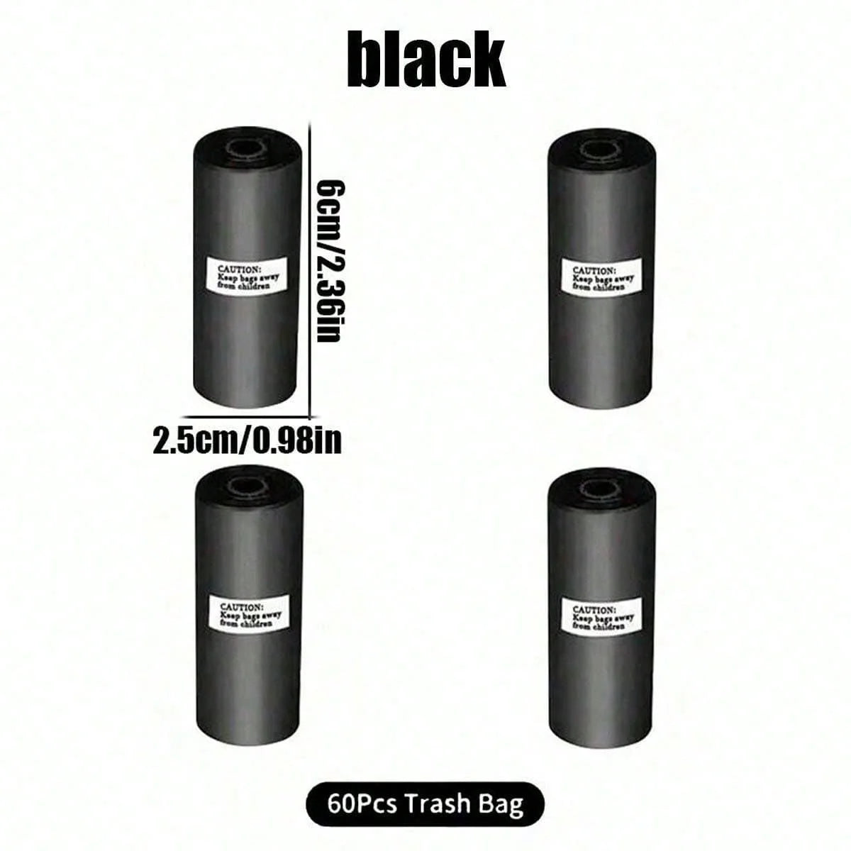 Car Trash Can, Mini Leakproof Trash Can for Car Desk, Thickened Garbage Bags Includ additional angle