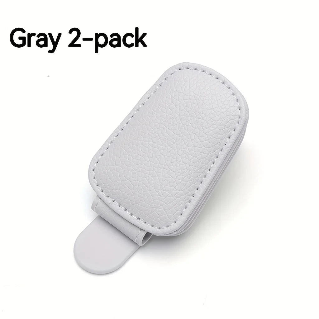 Car Sun Visor Sunglasses Holder Multifunctional Ticket Card Storage Clip Auto Interio alternate view
