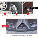 Aluminum Tire Valve Caps | Dustproof Universal Stem Covers for Cars, Bikes, Trucks, additional angle