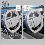For XPeng Xiao Peng G6 2023 2024 2025 Car Steering Wheel Cover Leather Non-slip Auto Interior Accessories
