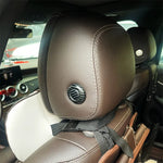 Car Headrest Adjustment Button Sequins Trim For Mercedes Benz C W205 E W213 GLC X253 alternate view