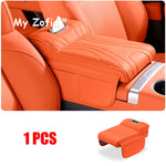 For JETOUR T2 Shanhai T2 2024 2025 2026 Car Armrest Box Height Increase Pad Leather Protective Cover Storage Bag Car Accessories