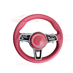Customized Leather Car Steering Wheel For Porsches 911 996 Cayenne 958 718 Boxster 918 Cayman Macans Panamera Taycan GT RS 970