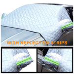 Outdoor Car Windshield Cover | Half Anti-Snow Awning with Sunshade Protection close-up view