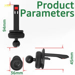 17MM Ball Head Car Air Vent Phone Holder Base close-up view