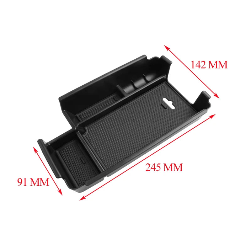 Car Armrest Storage Box Tray for Audi A4 B9 A5 F5 S5 S4 2017-2023 Center Console Organizer Accessories