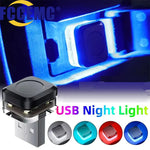 Car USB LED Ambient Mood Lamp