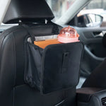 Black Car Trash Can Hanging Storage Bag additional angle