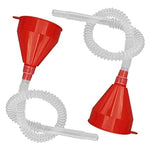 Car Refueling Funnel Detachable Telescopic Extension Long Hose Pipe Engine Gasoline Oil Filling Equipment Tools Auto Accessories
