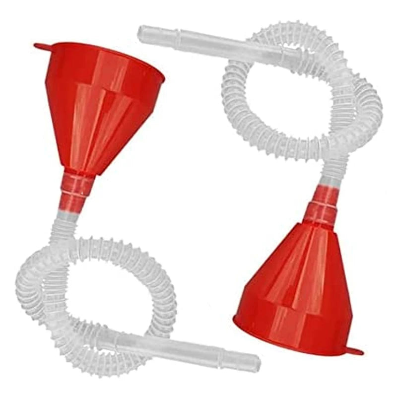 Car Refueling Funnel Detachable Telescopic Extension Long Hose Pipe Engine Gasoline Oil Filling Equipment Tools Auto Accessories