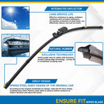 Audi A8 D3 Wiper Blades 2002-2009 | 24"+23" Front Windshield Replacement Set lifestyle view