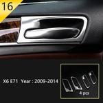 Car Styling For BMW X5 X6 E70 E71 Console Gearshift Frame Decorative Trim Strips Stai alternate view