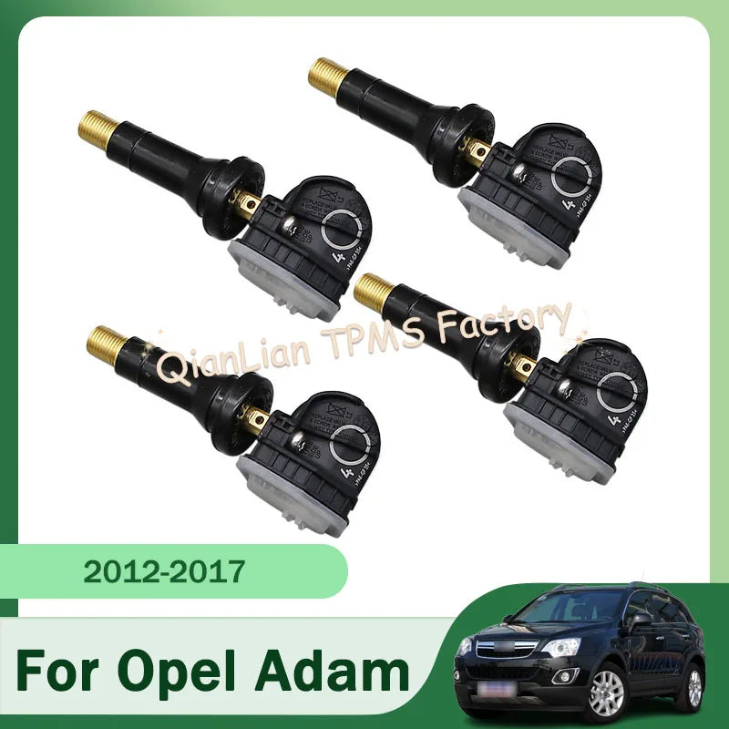 TPMS Sensors 4pcs 13506028 | For Opel Adam Ampera Antara Astra J K Corsa D E Insignia Meriva B Mokka