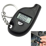 Mini Keychain Digital Tire Pressure Gauge | LCD Display Car Tire Tester with Safety Alar detail view
