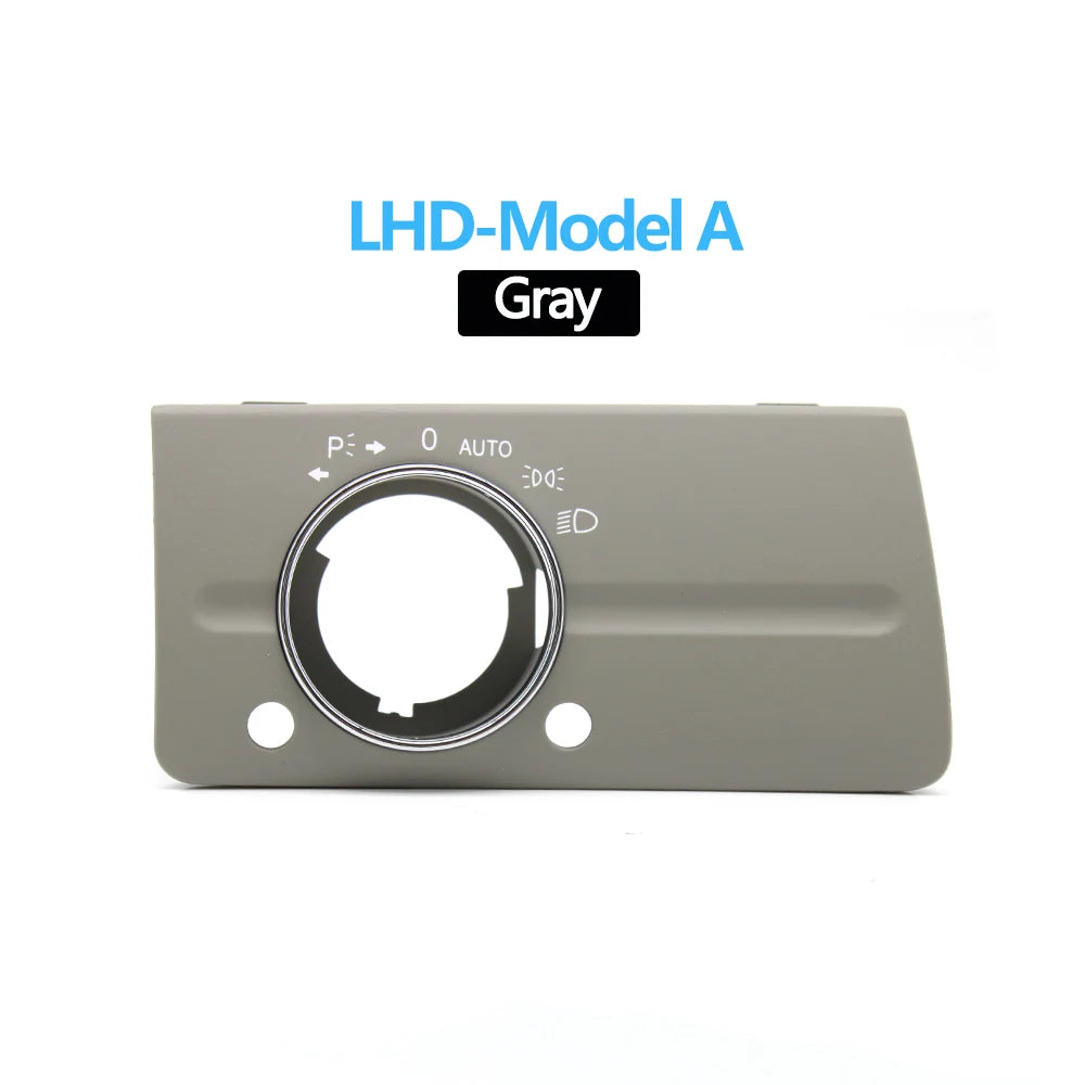 LHD RHD Front Dashboard Headlight Lamp Switch Cover Trim Replacement For Mercedes Benz W211 E Class 320 350 550 2003-2008