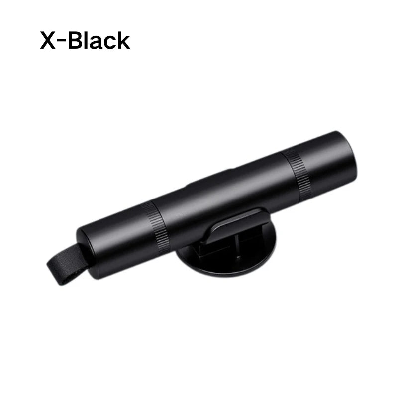 2-in-1 Car Safety Hammer Emergency Window Breaker Seat Belt Cutter Escape Rescue Tool close-up view