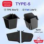 TESMAYX Car Trunk Side Storage Box for Tesla Model Y Juniper 2025 | Flocking TPE Mat alternate view