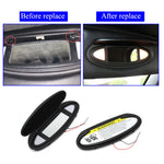 For Porsche Boxster Cayman 986 987 CARRELA TARGA GT2 GT3 996 997 Car Makeup Vanity Sun Visor Shade Mirror Cover Assembly