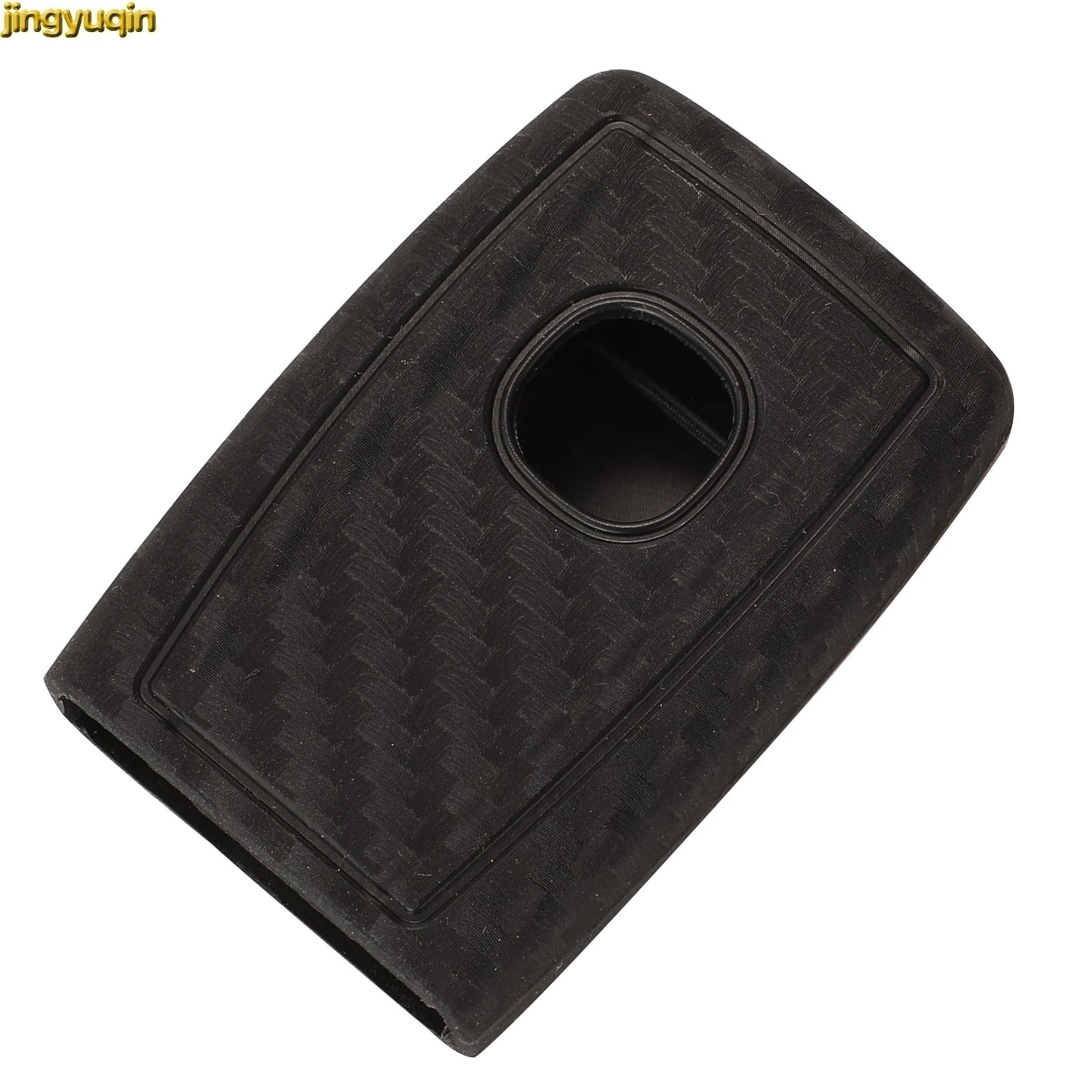Jingyuqin Remote Car Key Carbon Fiber Silicone Case Cover For Honda Mugen Acura ILX MDX RDX ZDX TL RL TSX NSX 4 Buttons