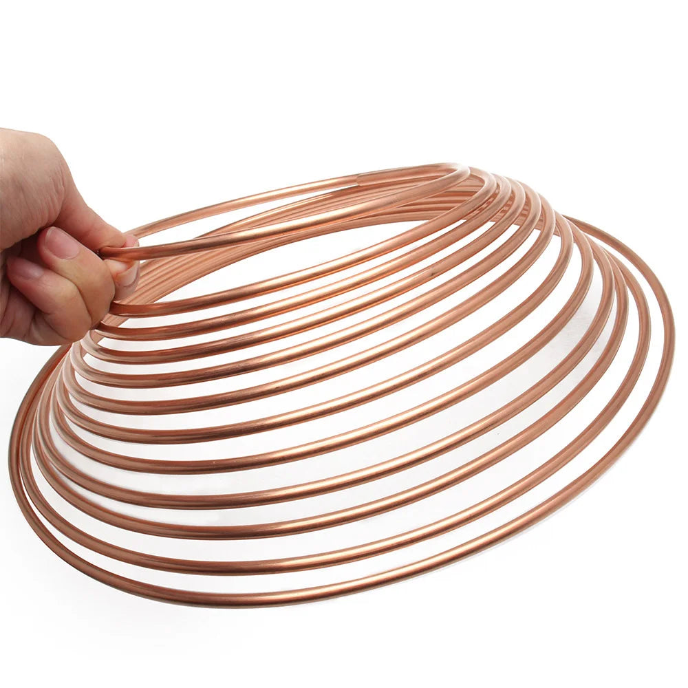 25ft Car Roll Tube Coil of 3/16" OD Copper Nickel Brake Pipe Hose Line | Anti-Rust Tu lifestyle view