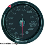 Customized 60mm Turbo Boost Pressure Gauge with 64-Color Backlight | Car Gauge Set close-up view