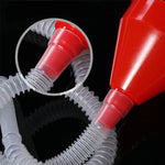 Car Refueling Funnel Detachable Telescopic Extension Long Hose Pipe Engine Gasoline Oil Filling Equipment Tools Auto Accessories