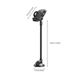Solid Car Truck Phone Mount Holder with 11.8-Inch Gooseneck Long Arm Anti-Shake Stabilizer Compatible All Cell Phones iPhone