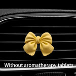 Car Air Freshener Bow-knot Car Perfume Car-styling Natural Smell Air Conditioner Outlet Clip Fragrance Auto Accessories