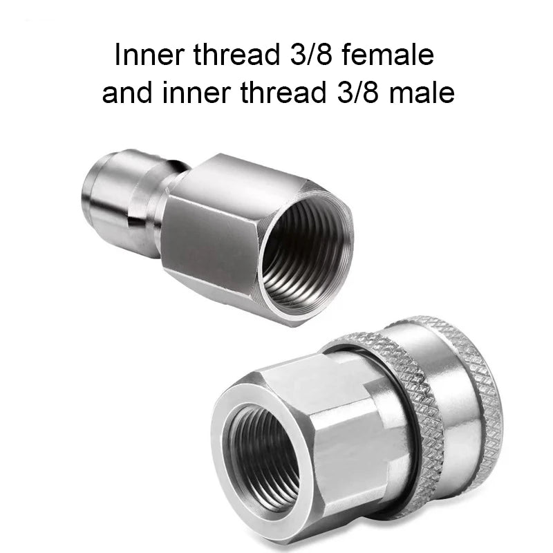 High Pressure Car Wash Water Gun | 3/8 Stainless Steel Quick Connector additional angle