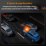 4-Channel 360° Dash Cam | 1080P, Night Vision, G-Sensor, Parking Monitor lifestyle view