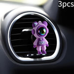 Car Air Outlet Perfume Clip | Cartoon Astronaut Car Freshener and Decoration alternate view