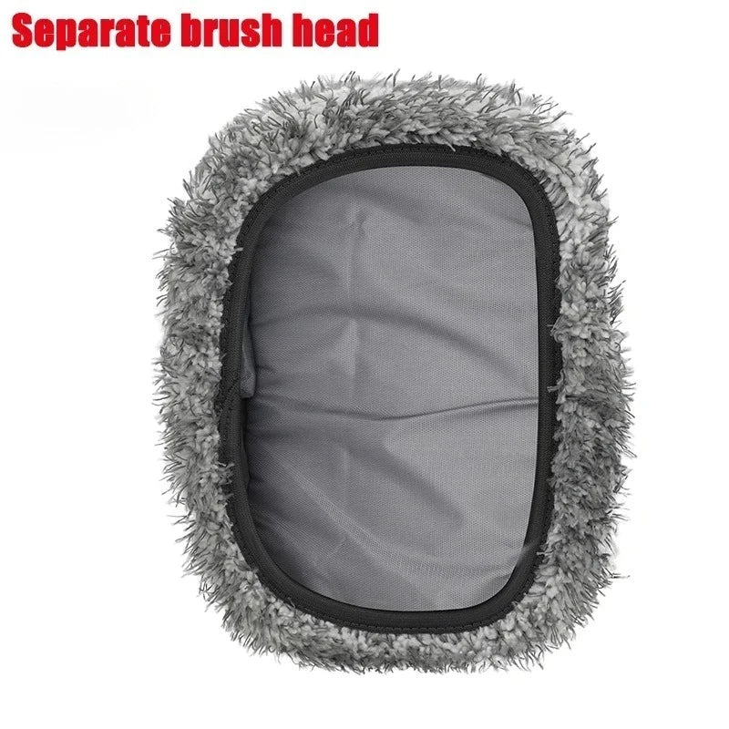 Car Wash Brush Mop Kit Cleaning Brush Chenille Microfiber Car Wash Brush Telescopic Long Handle Cleaning Mop Car Cleaning Tool