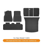 Tesla Model Y Juniper 2025 Floor Mats | Double Layer TPE, Waterproof, Non-Slip, Tru additional angle