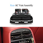 M156 Car Rear AC Vent Assembly Grille Outlet Cover Panel Slider Clip Repair Kit For Maserati Quattroporte 2013-2020 670011357