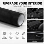 10-200cm Suede Self Adhesive Velvet Leather Elastic Patch Fabric Tape DIY Car Interio alternate view